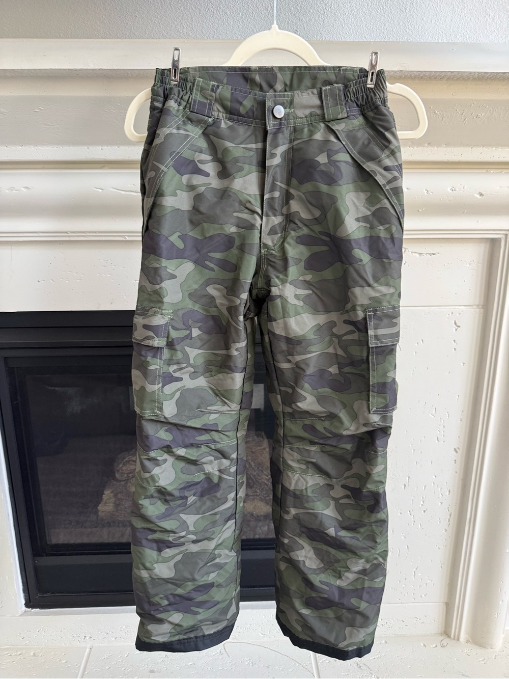 Kids Camouflage Cargo Snow Pants